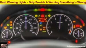 Dash Warning Lights – Only Provide...