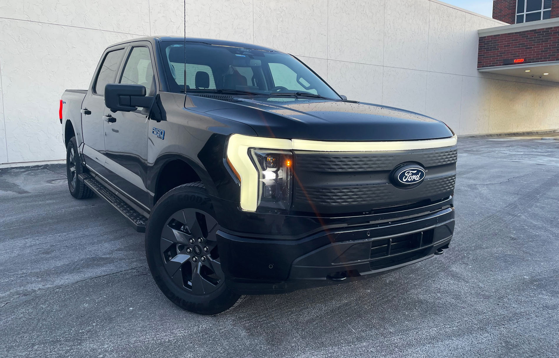 Ford F-150 Lightning in the Cold...