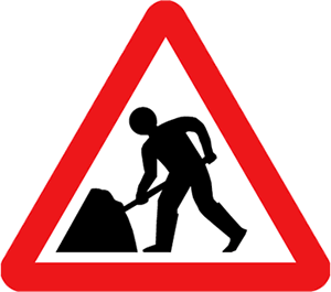 Caution : – Men at work